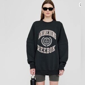 ANINE BING x REEBOK CREWNECK SWEATSHIRT